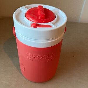 TheKooler Red and White Insulated 1 Gallon Jug
